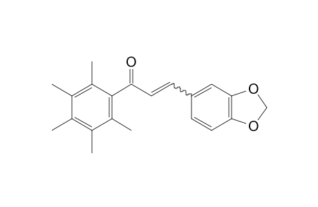 3,4-(Methylenedioxy)-2',3',4',5',6'-pentamethylchalcone