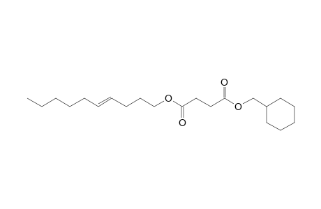 Succinic acid, cyclohexylmethyl dec-4-en-1-yl ester