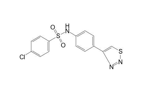 4-chloro-4'-(1,2,3-thiadiazol-4-yl)benzenesulfonanilide