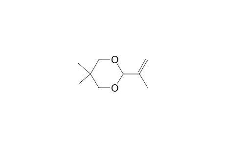 1,3-Dioxane, 5,5-dimethyl-2-(1-methylethenyl)-