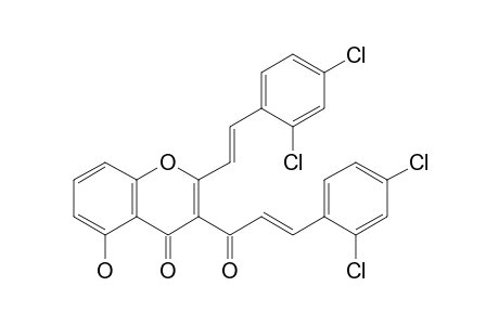 2',4'-Dichloro-3-(2,4-dichlorocinnamoyl)-5-hydroxy-2-styrylchromone