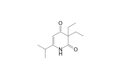 3,3-diethyl-6-isopropyl-2,4(1H,3H)-pyridinedione