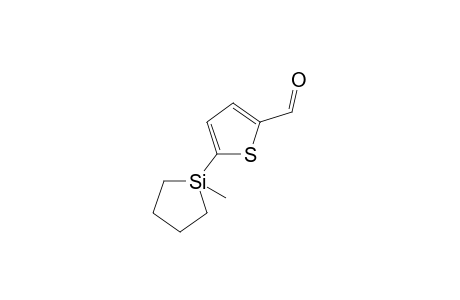 5-(1-Methylsilolan-1-yl)thiophene-2-carbaldehyde