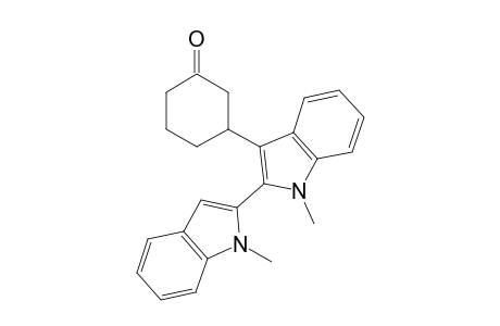 3-[2'-(1''-Methyl-1H-indol-2""-yl)-1'-methyl-1H-indol-3'-yl]cyclohexanone