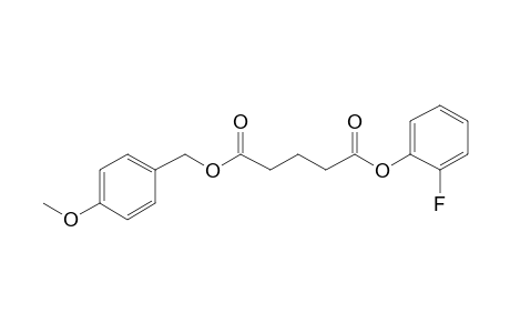 Glutaric acid, 2-fluorophenyl 4-methoxybenzyl ester