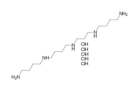 4-amino-4'-{{3-[(4-aminobutyl)amino]propyl}amino}dibutylamine, pentahydrochloride