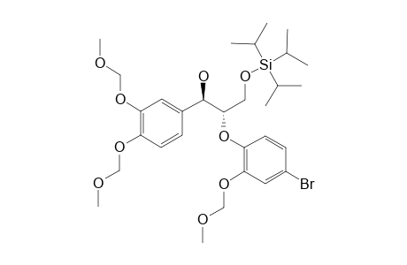 (1R,2S)-1-[3'',4''-BIS-(METHOXYMETHOXY)-PHENYL]-2-[4'-BROMO-2'-(METHOXYMETHOXY)-PHENOXY]-3-(TRIISOPROPYLSILYLOXY)-PROPAN-1-OL