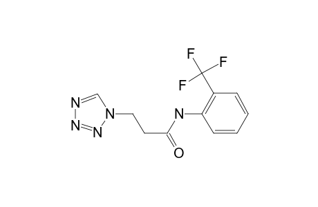 1H-1,2,3,4-Tetrazole-1-propanamide, N-[2-(trifluoromethyl)phenyl]-