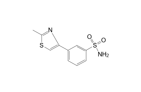 m-(2-methyl-4-thiazolyl)benzenesulfonamide