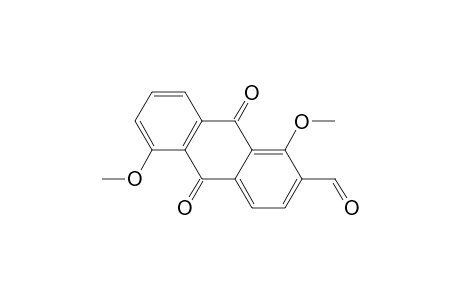 1,5-DIMETHOXY-9,10-DIOXO-9,10-DIHYDROANTHRACENE-2-CARBALDEHYDE