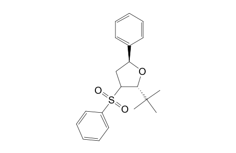 2,5-trans-2-(tert-Butyl)-5-phenyl-3-phenylsulfonyl tetrahydrofuran