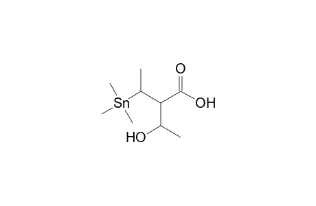 (2SR,3RS)-2-[(RS)-1-hydroxyethyl]-3-trimethylstannylbutanoic acid