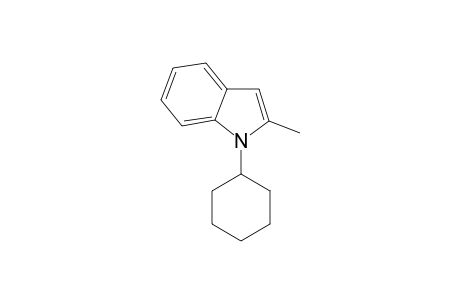 1-Cyclohexyl-2-methylindole