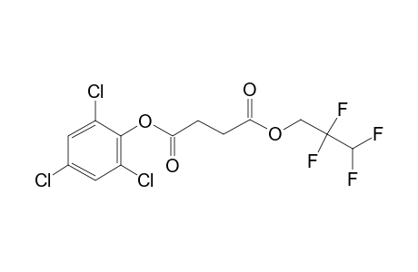 Succinic acid, 2,2,3,3-tetrafluoropropyl 2,4,6-trichlorophenyl ester