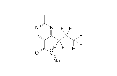 Sodium 2-Methyl-4-(perfluoropropyl)pyrimidine-5-carboxylate