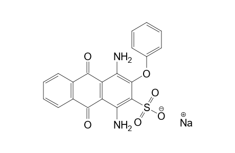 2-Anthracenesulfonic acid, 1,4-diamino-9,10-dihydro-9,10-dioxo-3-phenoxy-, monosodium salt