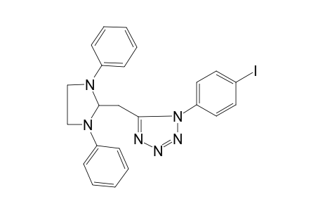 5-[(1,3-diphenyl-2-imidazolidinyl)methyl]-1-(p-iodophenyl)-1H-tetrazole