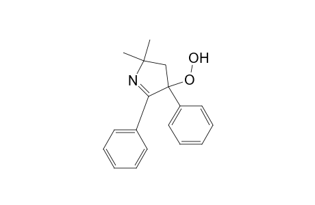 Hydroperoxide, 3,4-dihydro-2,2-dimethyl-4,5-diphenyl-2H-pyrrol-4-yl