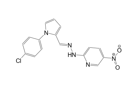 1-(4-chlorophenyl)-1H-pyrrole-2-carbaldehyde (5-nitro-2-pyridinyl)hydrazone