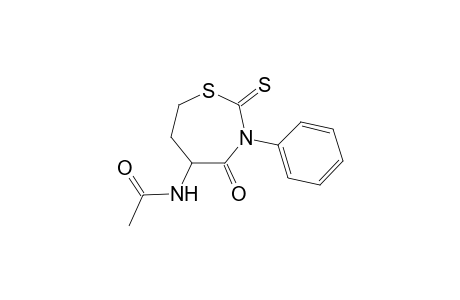 R,S-5-ACETYLAMINO-3-PHENYL-2-THIOXO-1,3-THIAZEPAN-4-ONE