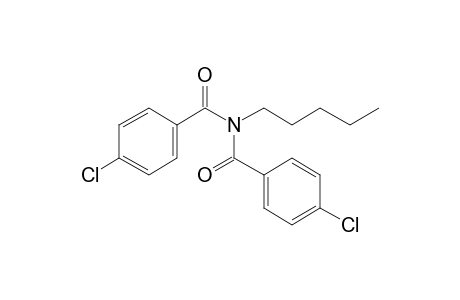 4-Chlorobenzamide, N-(4-chlorobenzoyl)-N-pentyl-