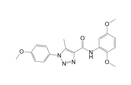 1H-1,2,3-triazole-4-carboxamide, N-(2,5-dimethoxyphenyl)-1-(4-methoxyphenyl)-5-methyl-