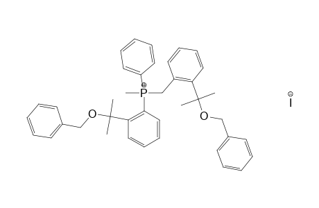 METHYLPHENYL-BIS-[2-(1-METHYL-1-BENZYLOXYETHYL)-PHENYL]-PHOSPHONIUM-IODIDE