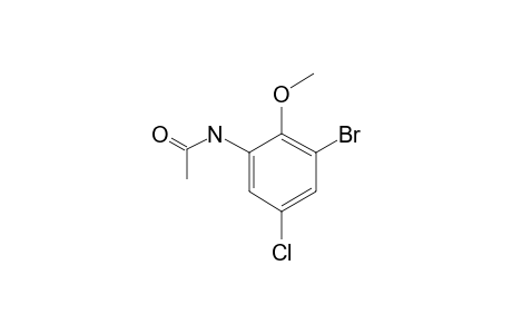 3-Bromo-5-chloro-2-methoxyaniline, N-acetyl-