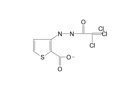 3-[2-(trichloroacryloyl)hydrazino]-2-thiophenecarboxylic acid, methyl ester
