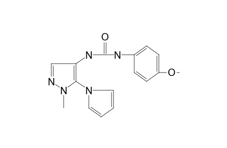 1-(p-methoxyphenyl)-3-[1-methyl-5-(pyrrol-1-yl)pyrazol-4-yl]urea