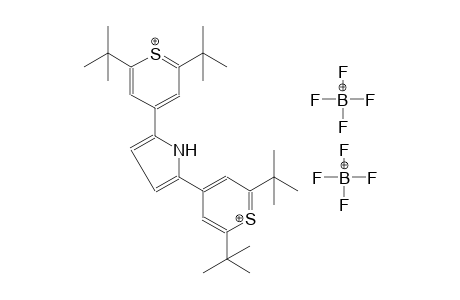 2,6-ditert-butyl-4-[5-(2,6-ditert-butyl-4-thiopyryliumyl)-1H-pyrrol-2-yl]thiopyrylium ditetrafluoroborate