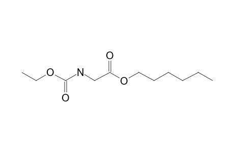 Glycine, N-ethoxycarbonyl-, hexyl ester