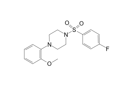 1-[(4-Fluorophenyl)sulfonyl]-4-(2-methoxyphenyl)piperazine