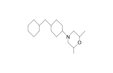 Morpholine, 4-[4-(cyclohexylmethyl)cyclohexyl]-2,6-dimethyl-