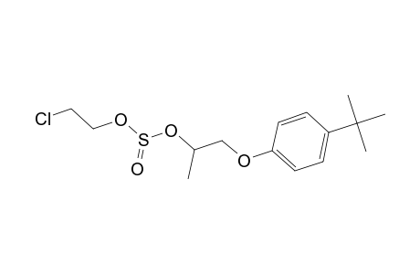 Sulfurous acid, 2-chloroethyl 2-[4-(1,1-dimethylethyl)phenoxy]-1-methylethyl ester