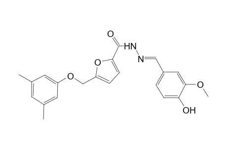 5-[(3,5-dimethylphenoxy)methyl]-N'-[(E)-(4-hydroxy-3-methoxyphenyl)methylidene]-2-furohydrazide