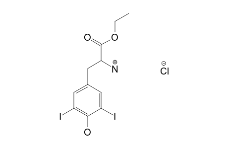 L-3,5-diiodotyrosine, ethyl ester, hydrochloride