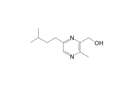 2-Hydroxymethyl-3(5)-methyl-6-(3-methylbutyl)pyrazine