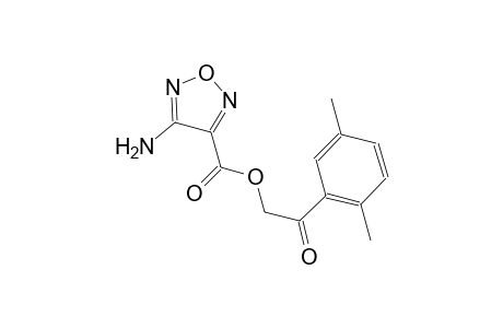 2-(2,5-Dimethylphenyl)-2-oxoethyl 4-amino-1,2,5-oxadiazole-3-carboxylate