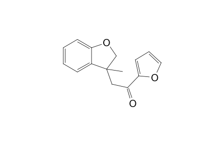 1-(2-furyl)-2-(3-methyl-2,3-dihydro-1-benzofuran-3-yl)ethanone