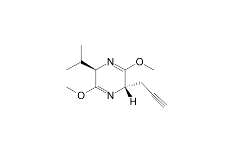 (2R,5S)-2-Isopropyl-3,6-dimethoxy-5-prop-2-ynyl-2,5-dihydro-pyrazine