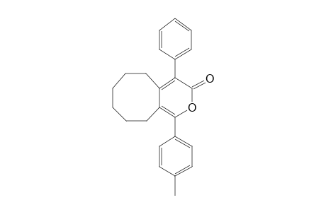 3H-Cycloocta[C]pyran-3-one, 5,6,7,8,9,10-hexahydro-1-(4-methylphenyl)-4-phenyl-