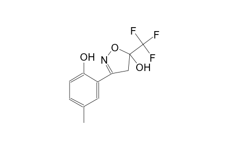 3-(2-hydroxy-5-methylphenyl)-5-(trifluoromethyl)-4,5-dihydro-5-isoxazolol