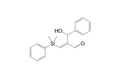 (E)-2-[(Dimethylphenylsilyl)methylene]-3-hydroxy-3-phenylpropanal