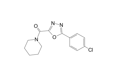 5-(4-chlorophenyl)-1,3,4-oxadiazole-2-yl-(piperidin-1-yl)methanone