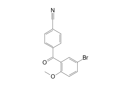 4-(5-Bromo-2-methoxybenzoyl)benzonitrile