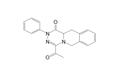 4-Acetyl-2-phenyl-9,10-dihydro-2H,9ah-2,3,4a-triazaanthracen-1-one