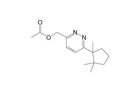 3-Acetoxymethyl-6-(1,2,2-trimethylcyclopentan-1-yl)pyridazine