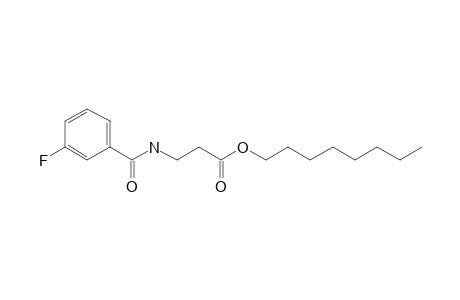 .beta.-Alanine, N-(3-fluorobenzoyl)-, octyl ester