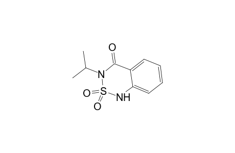 3-isopropyl-1H-2,1,3-benzothiadiazin-4(3H)-one 2,2-dioxide